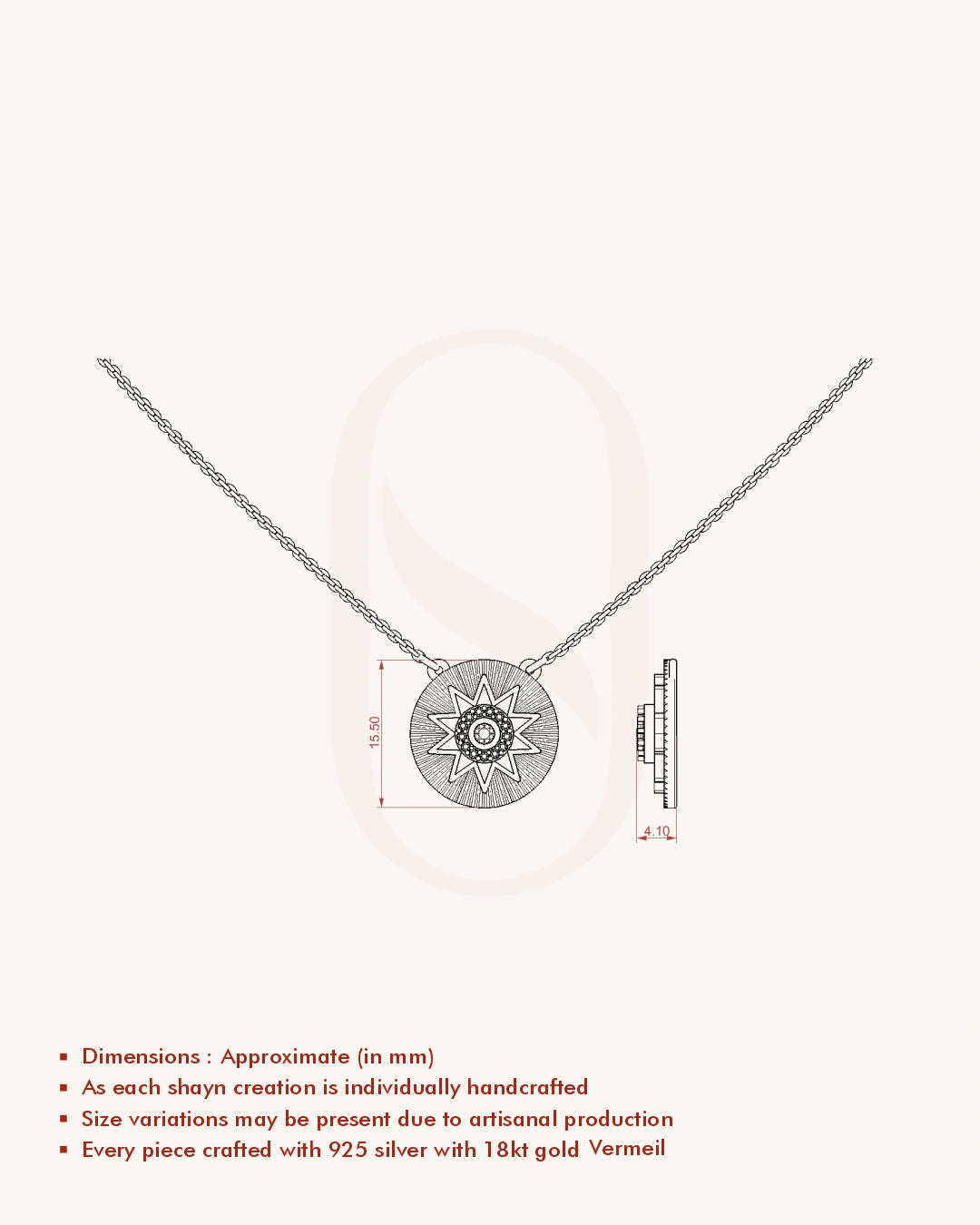 Starburst Eye Pendant