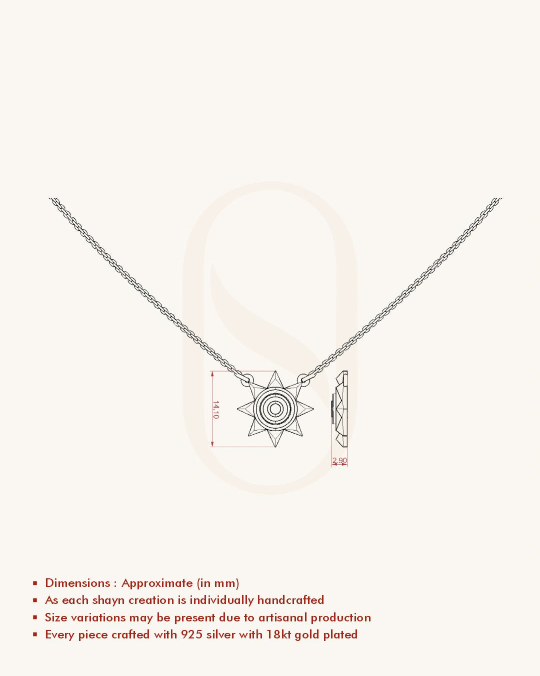 Spiked Eye Pendant