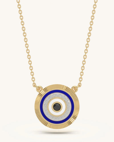 evil eye necklace.