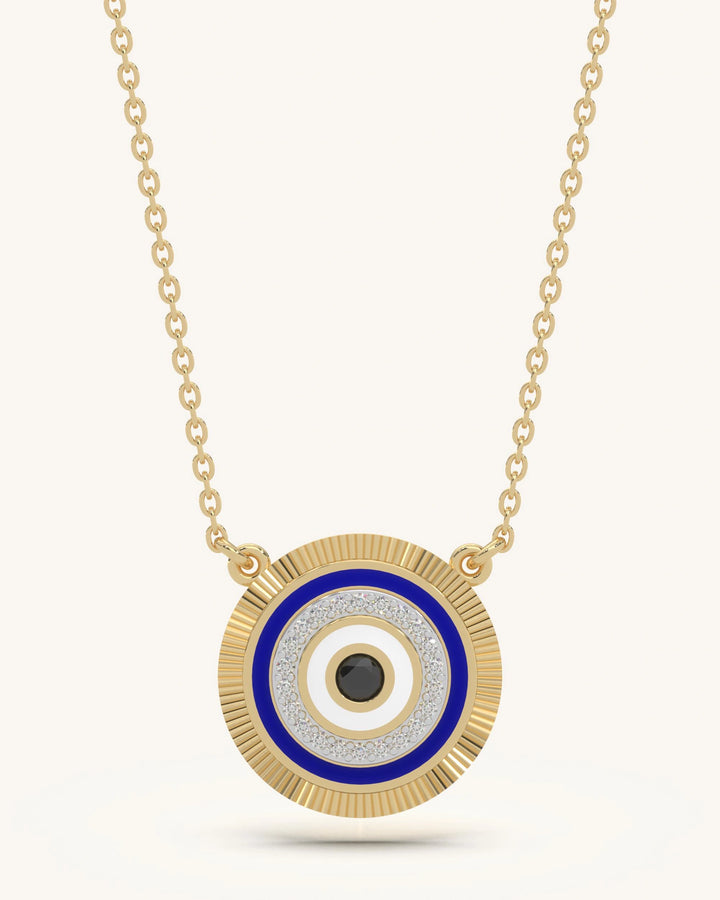 evil eye necklace.