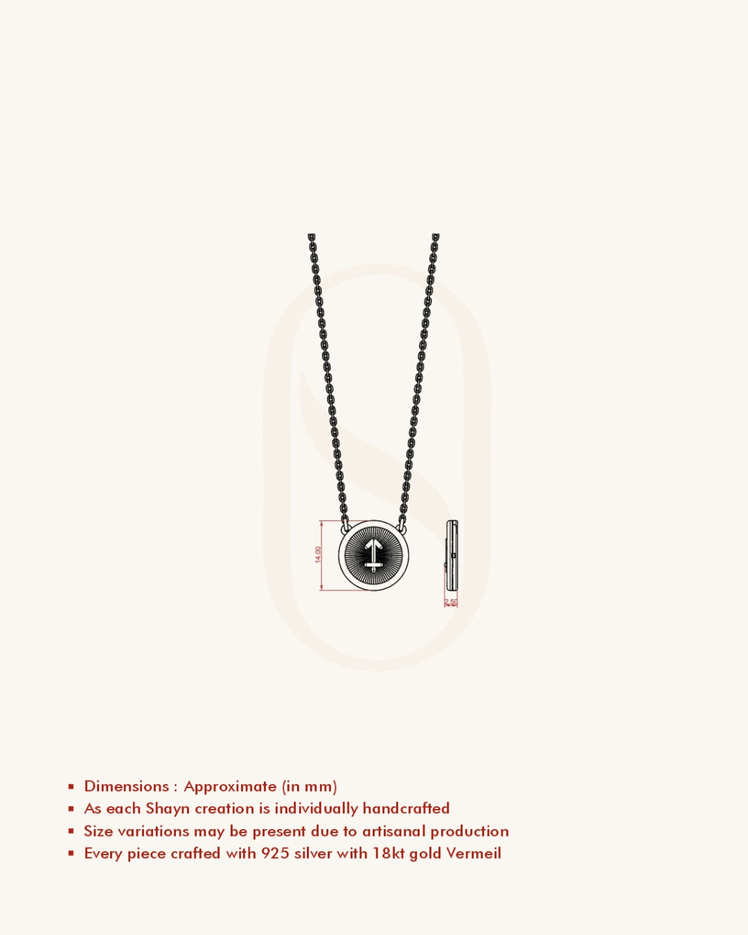 Sagittarius Zodiac Necklace