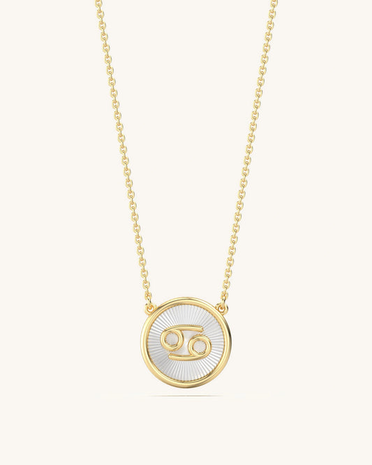 Cancer Gold Necklace