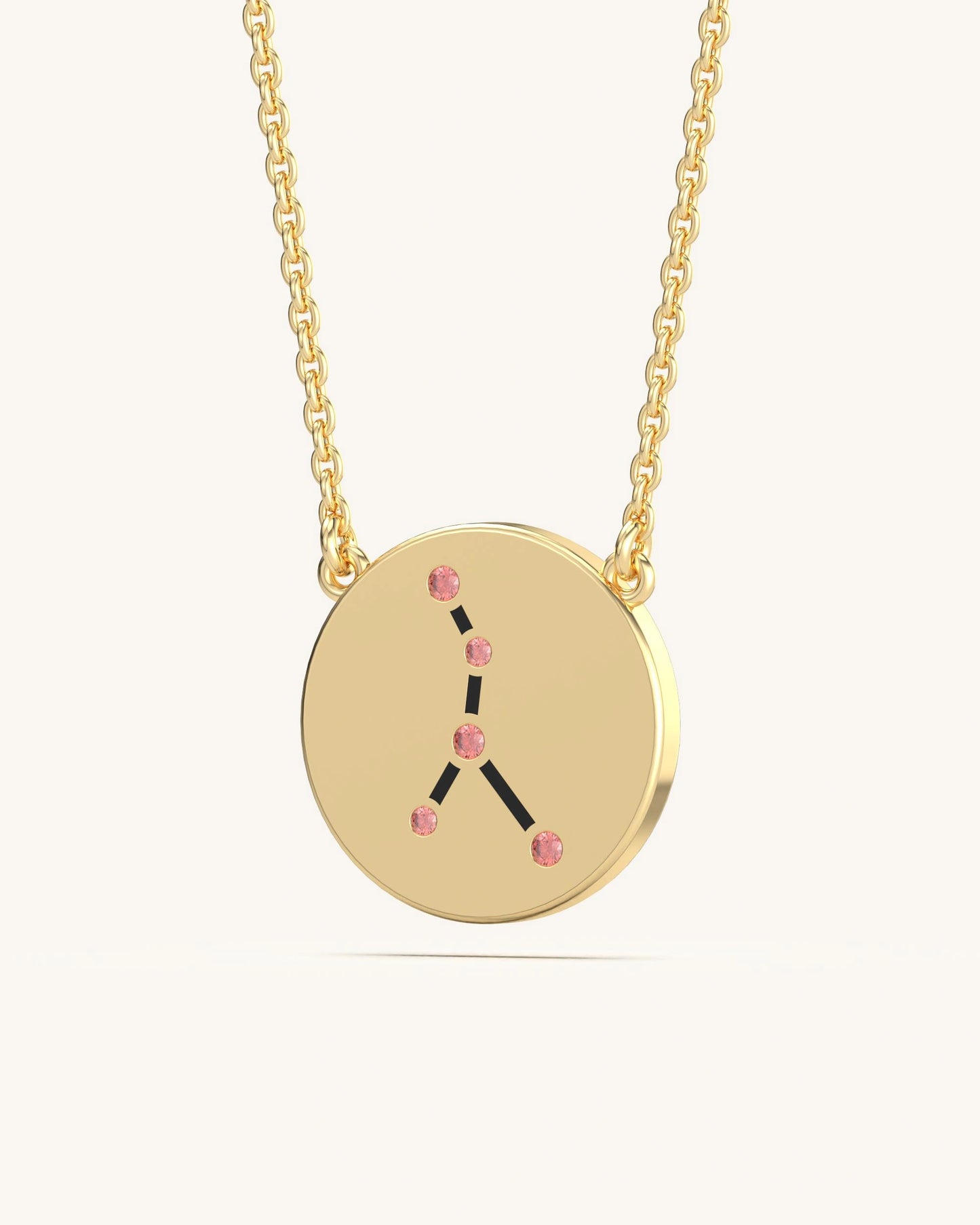 Cancer Gold Necklace