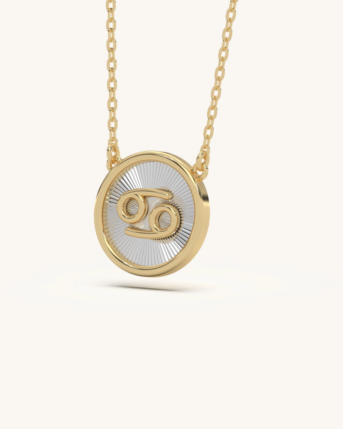Cancer Gold Necklace