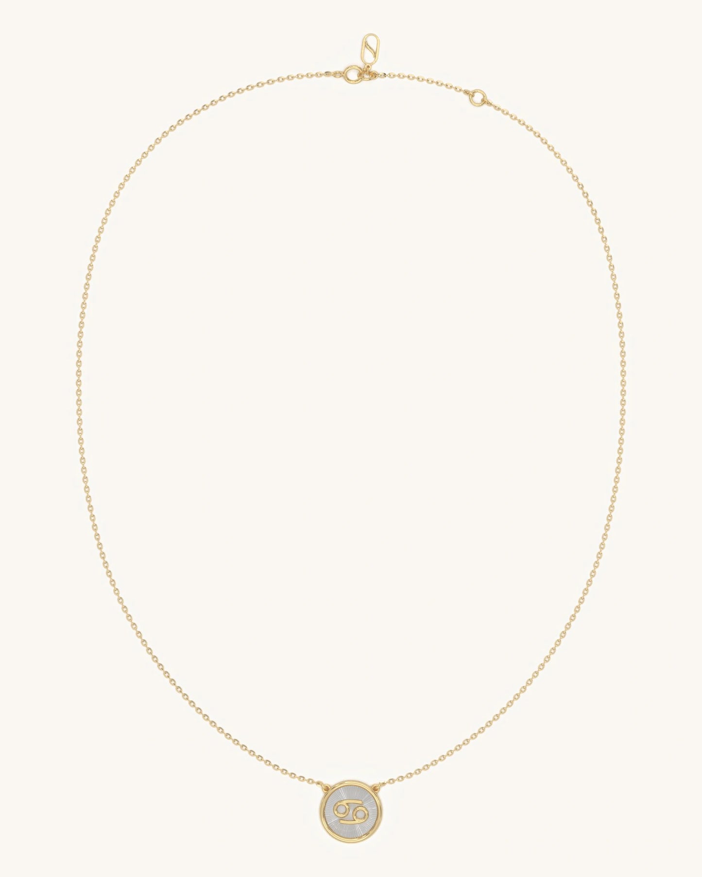 Cancer Gold Necklace
