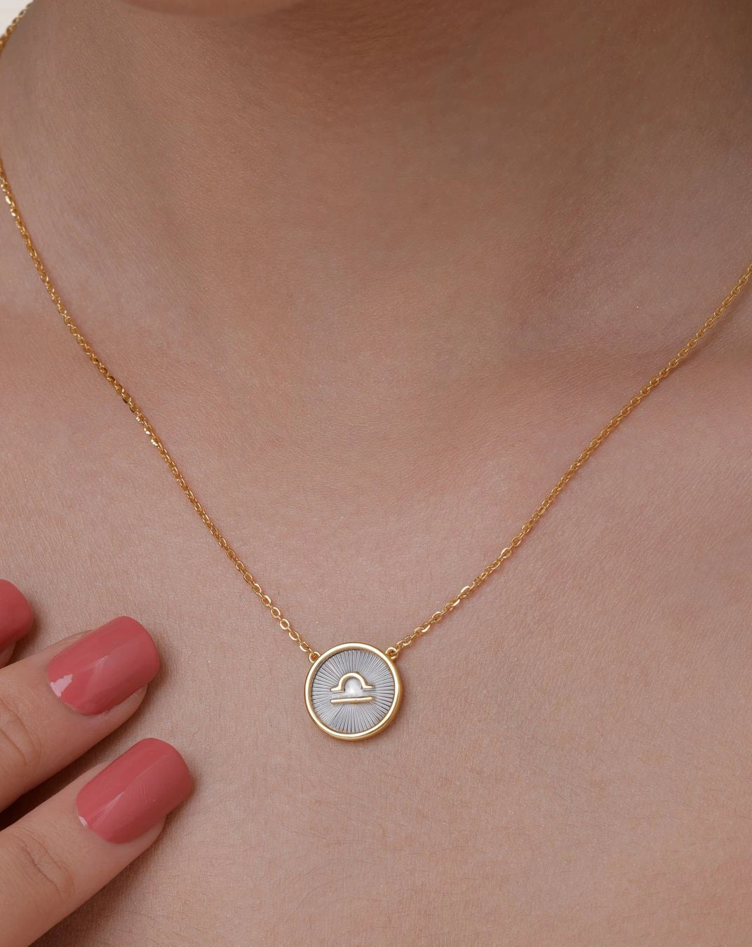 Libra Zodiac Necklace