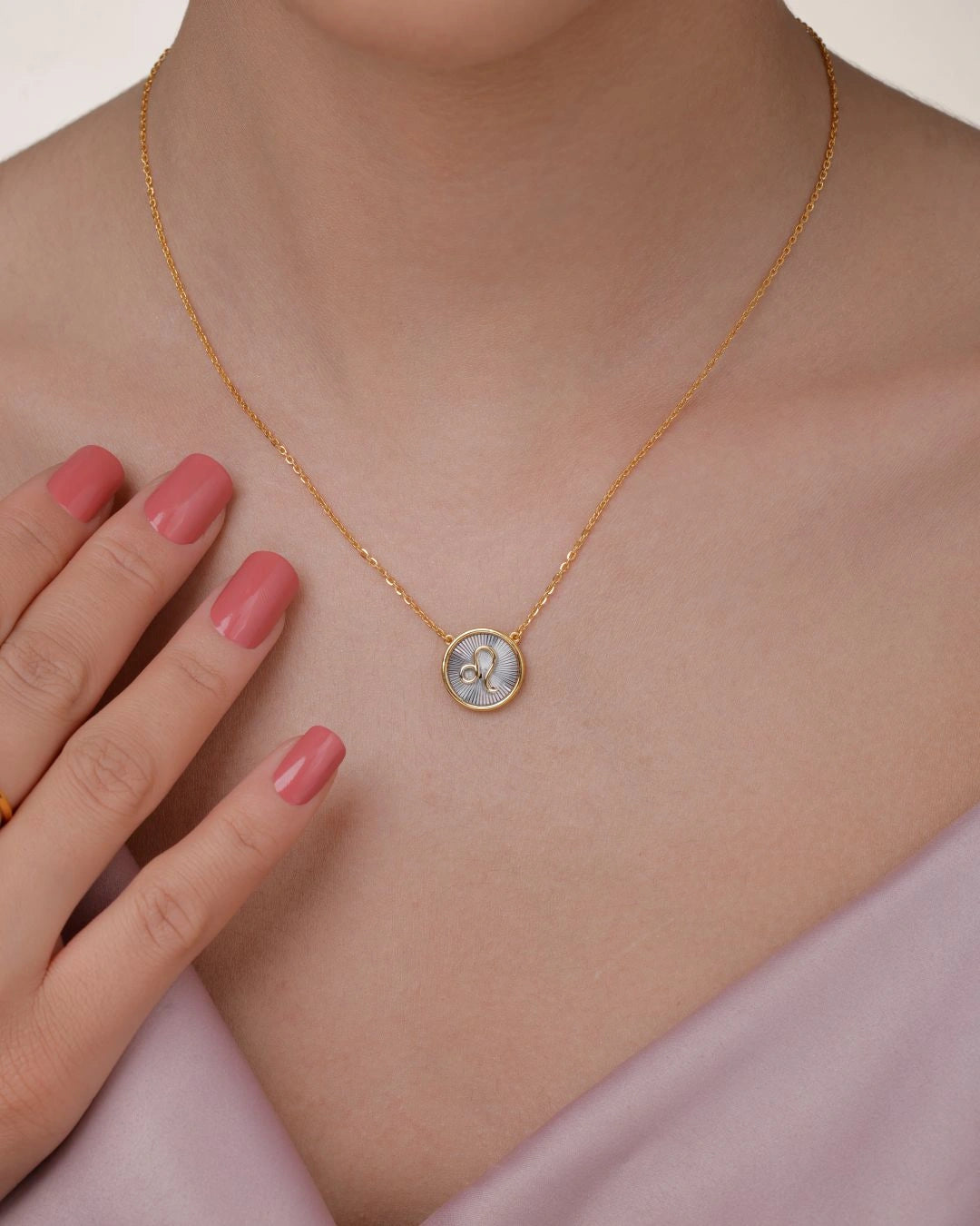 Leo Medallion Necklace
