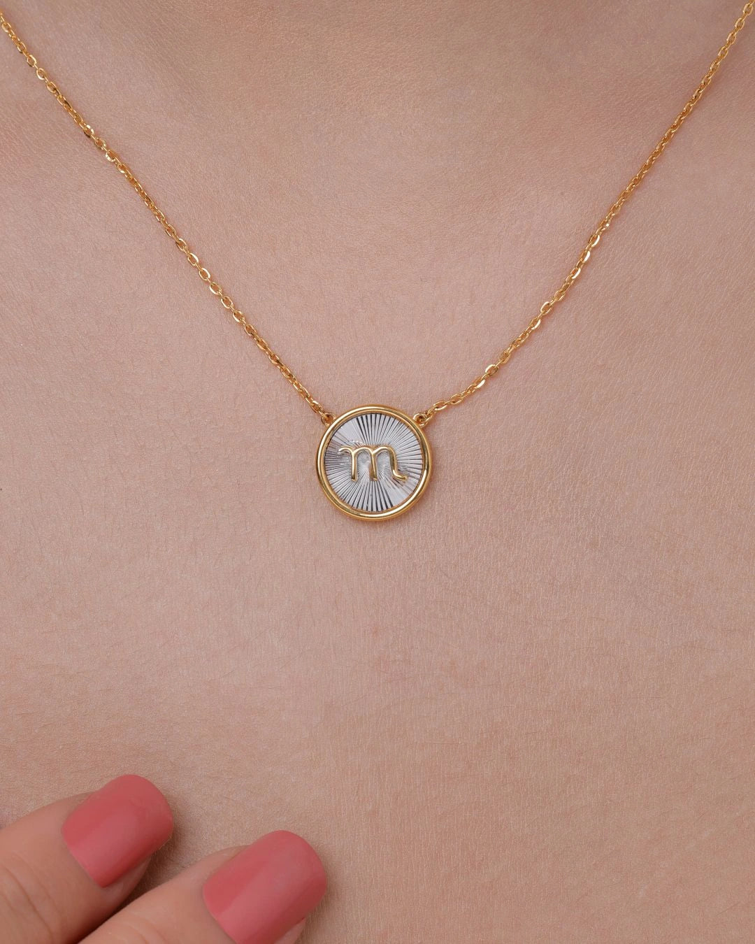 Scorpio Gold Necklace