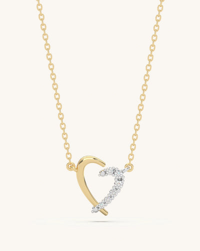 Side Sparkle Necklace