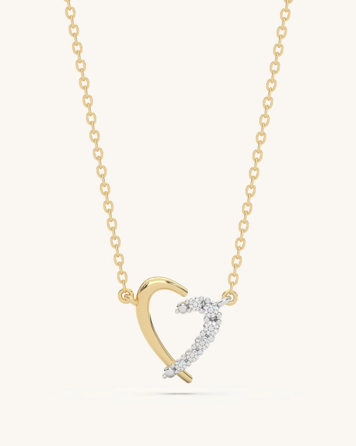 Side Sparkle Necklace