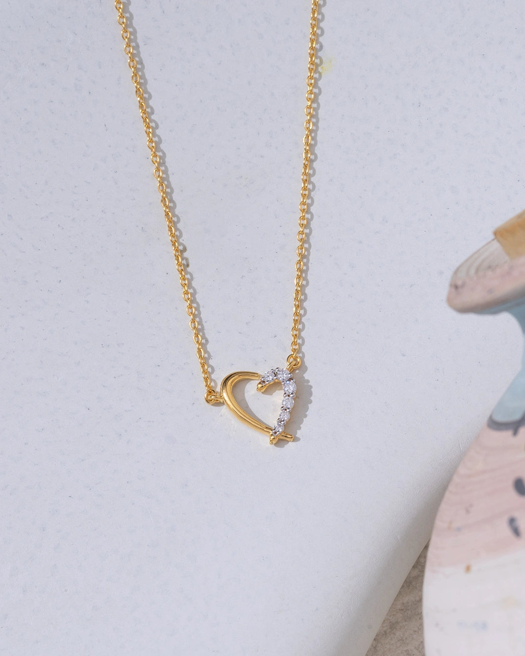 Side Sparkle Necklace