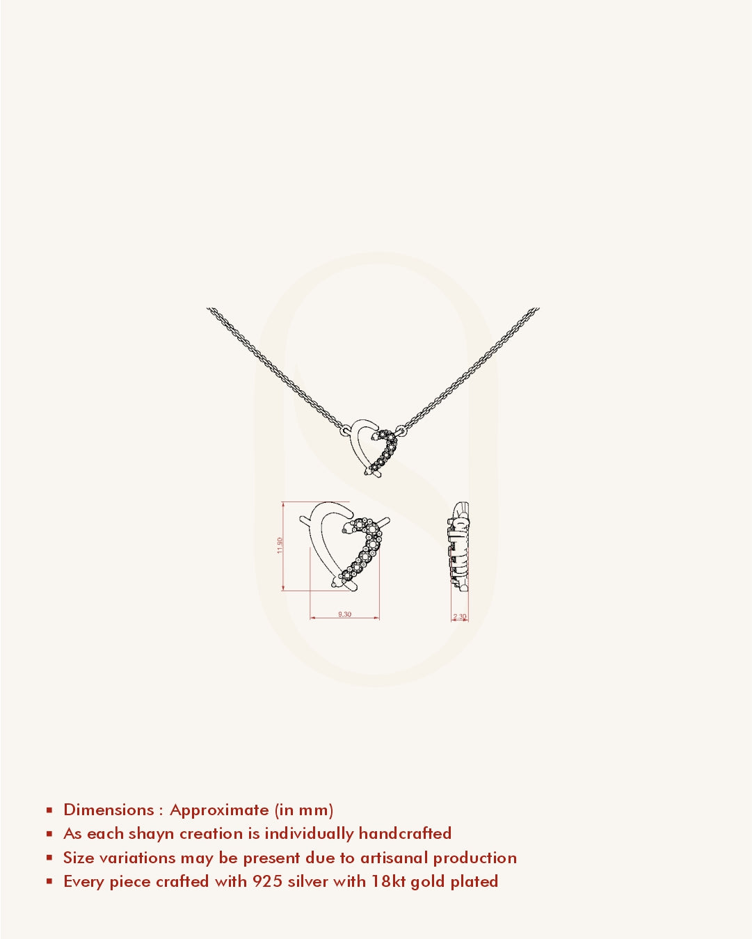 Side Sparkle Necklace