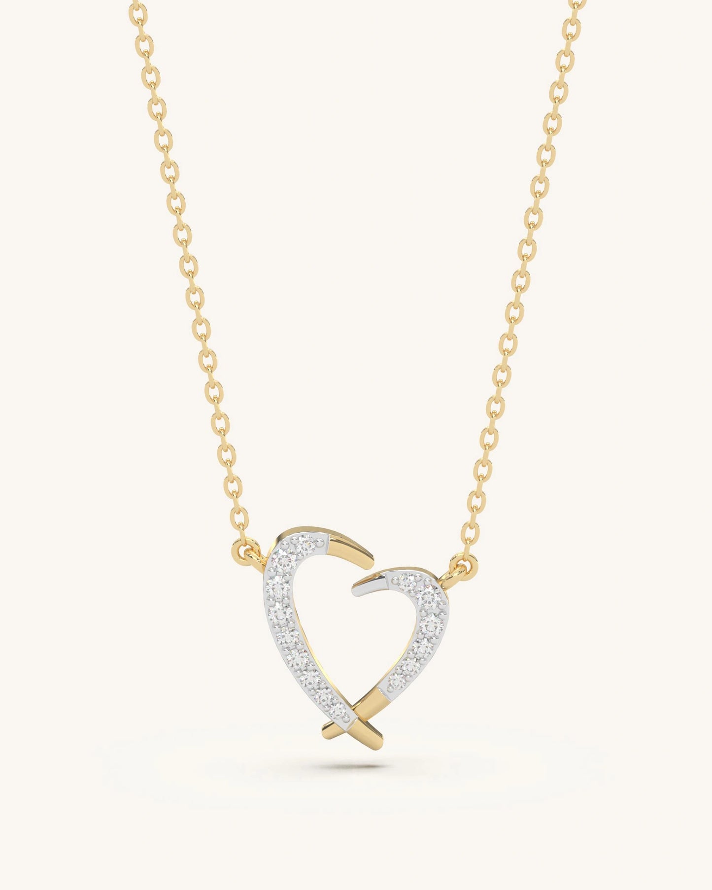Open Heart Necklace