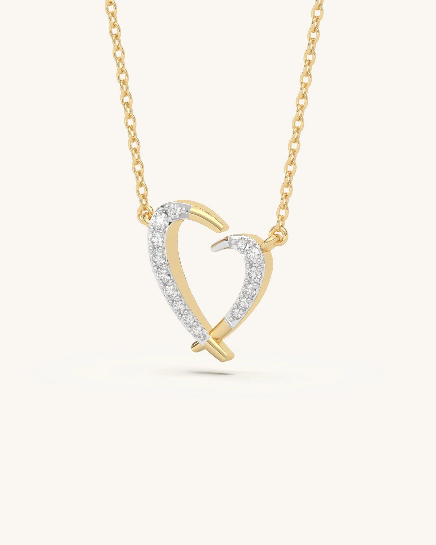 Open Heart Necklace