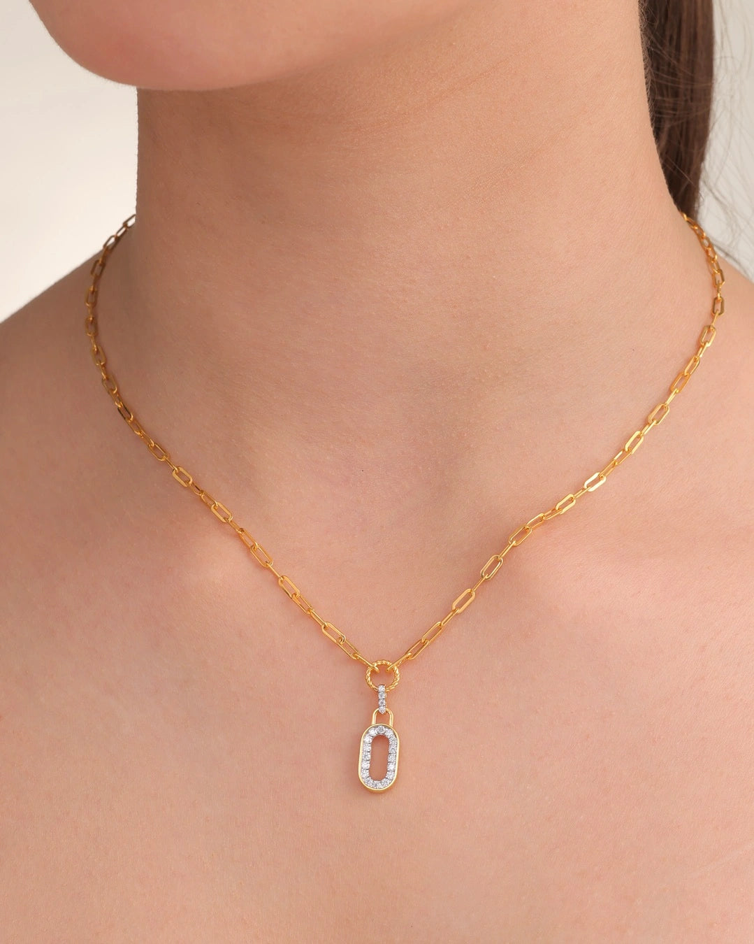 Modern Capsule Drop Necklace