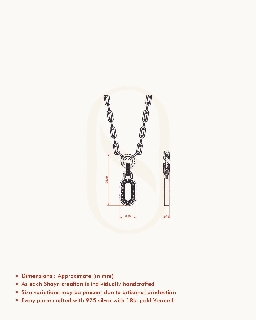 Modern Capsule Drop Necklace