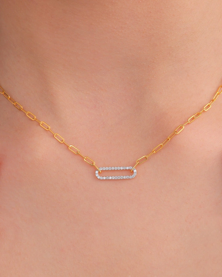 Gilded Horizon Link Necklace