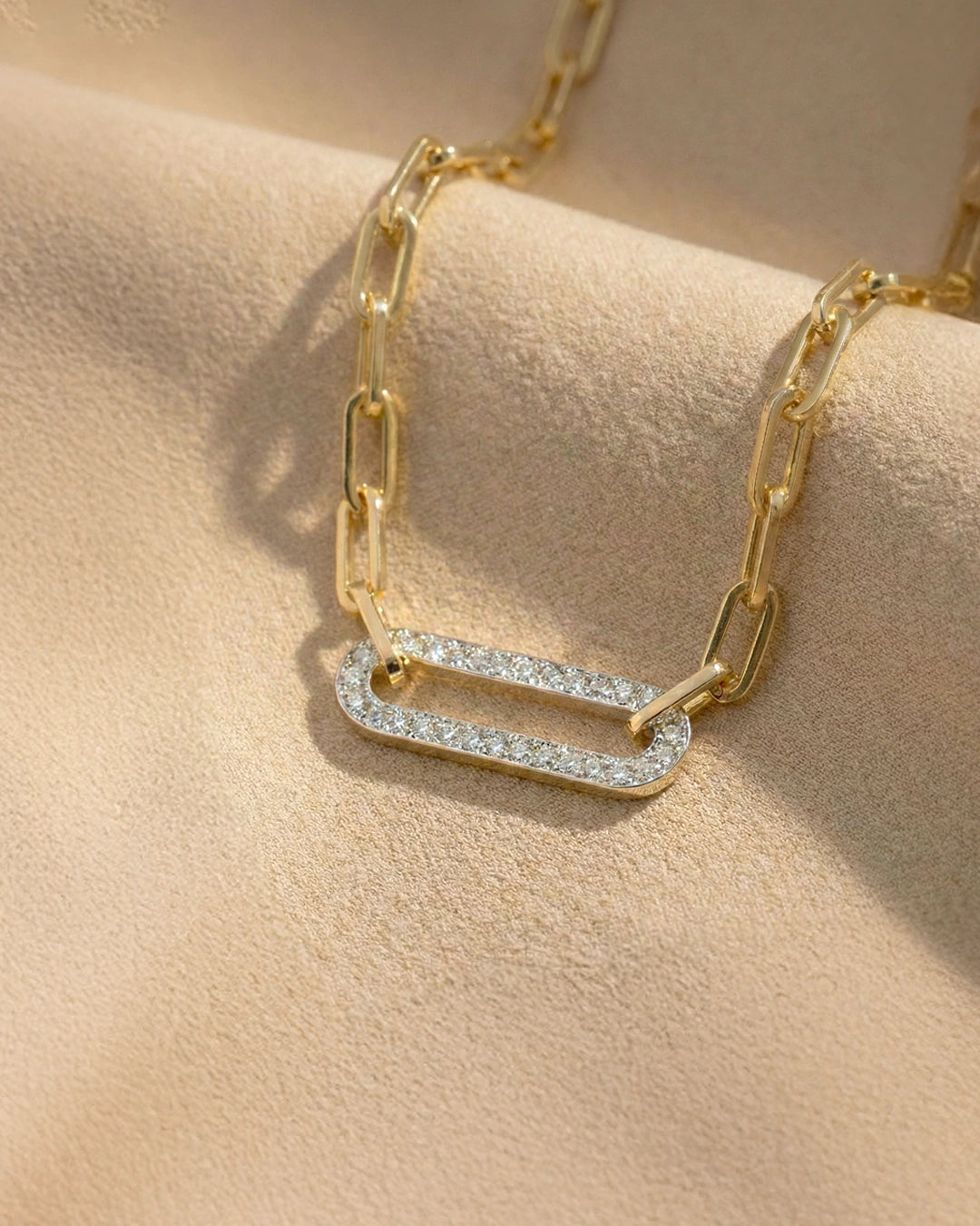 Gilded Horizon Link Necklace