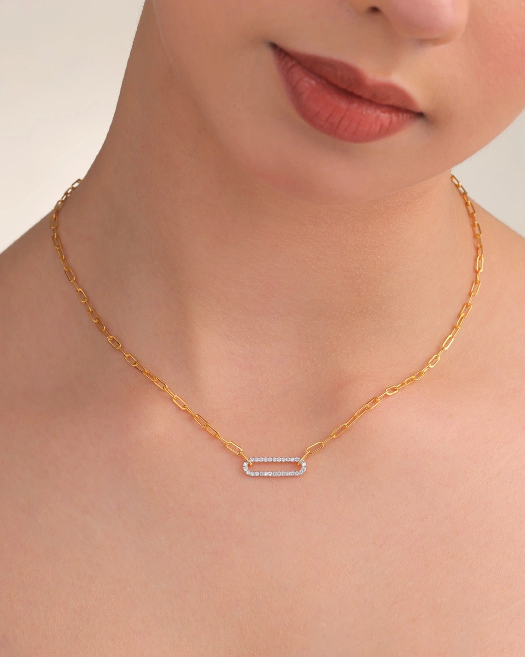 Gilded Horizon Link Necklace