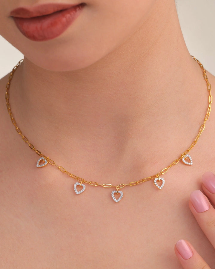 Eternal Heart Charm Necklace