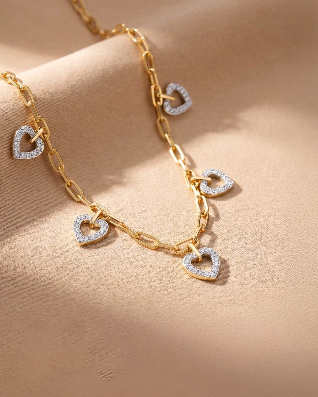 Eternal Heart Charm Necklace