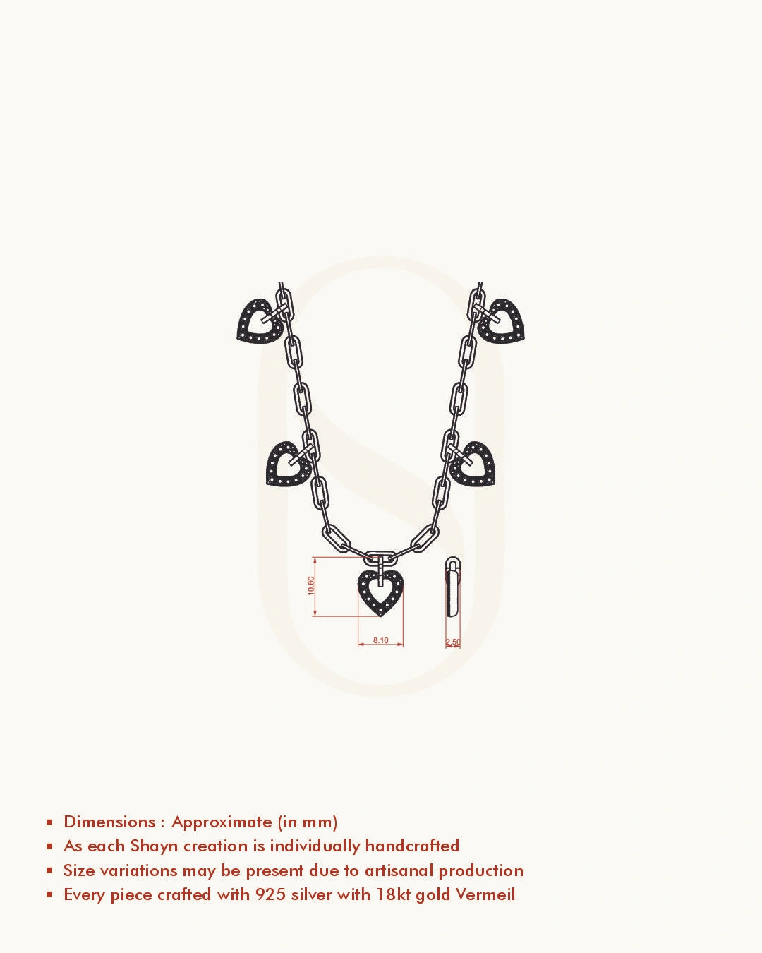 Eternal Heart Charm Necklace