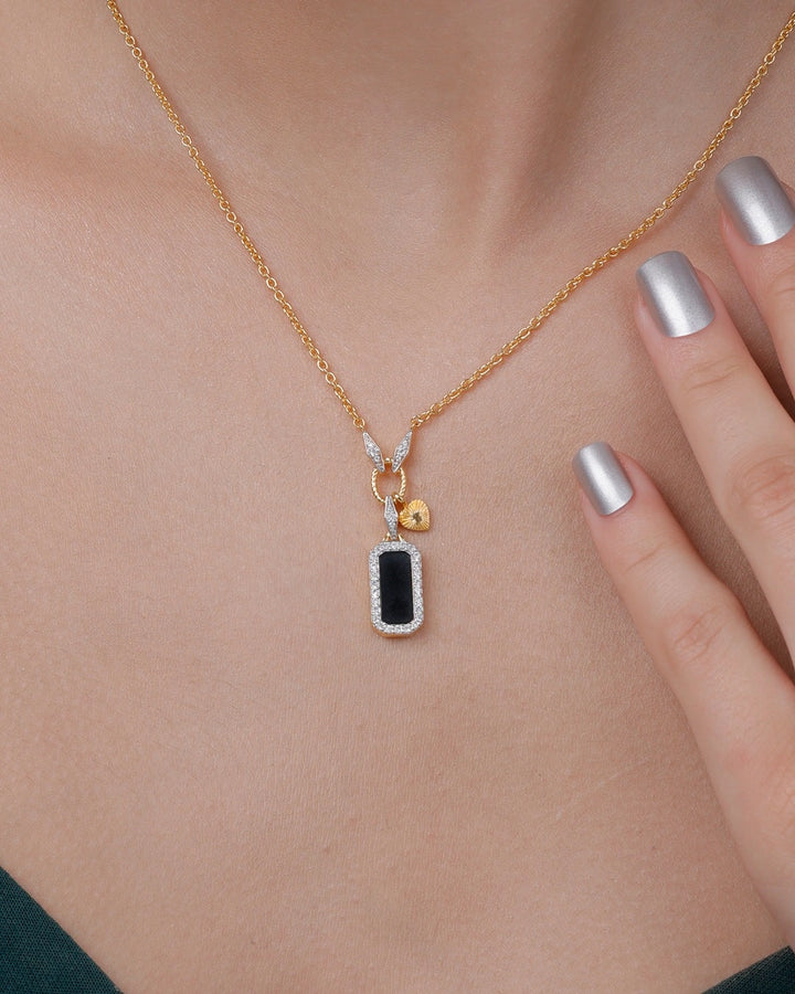 Onyx Tag Pendant
