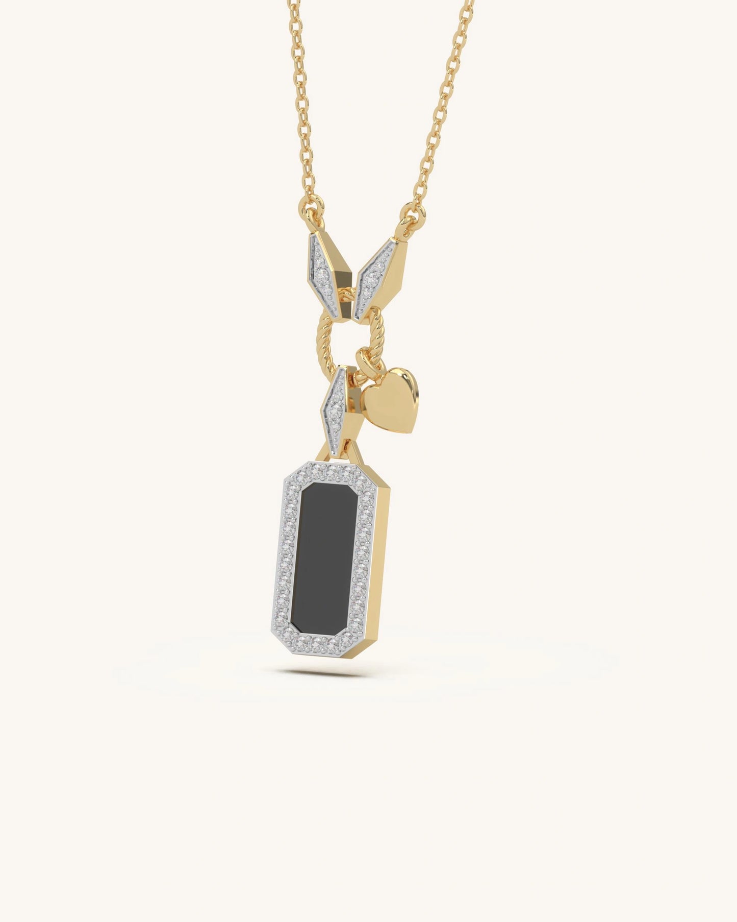 Onyx Tag Pendant
