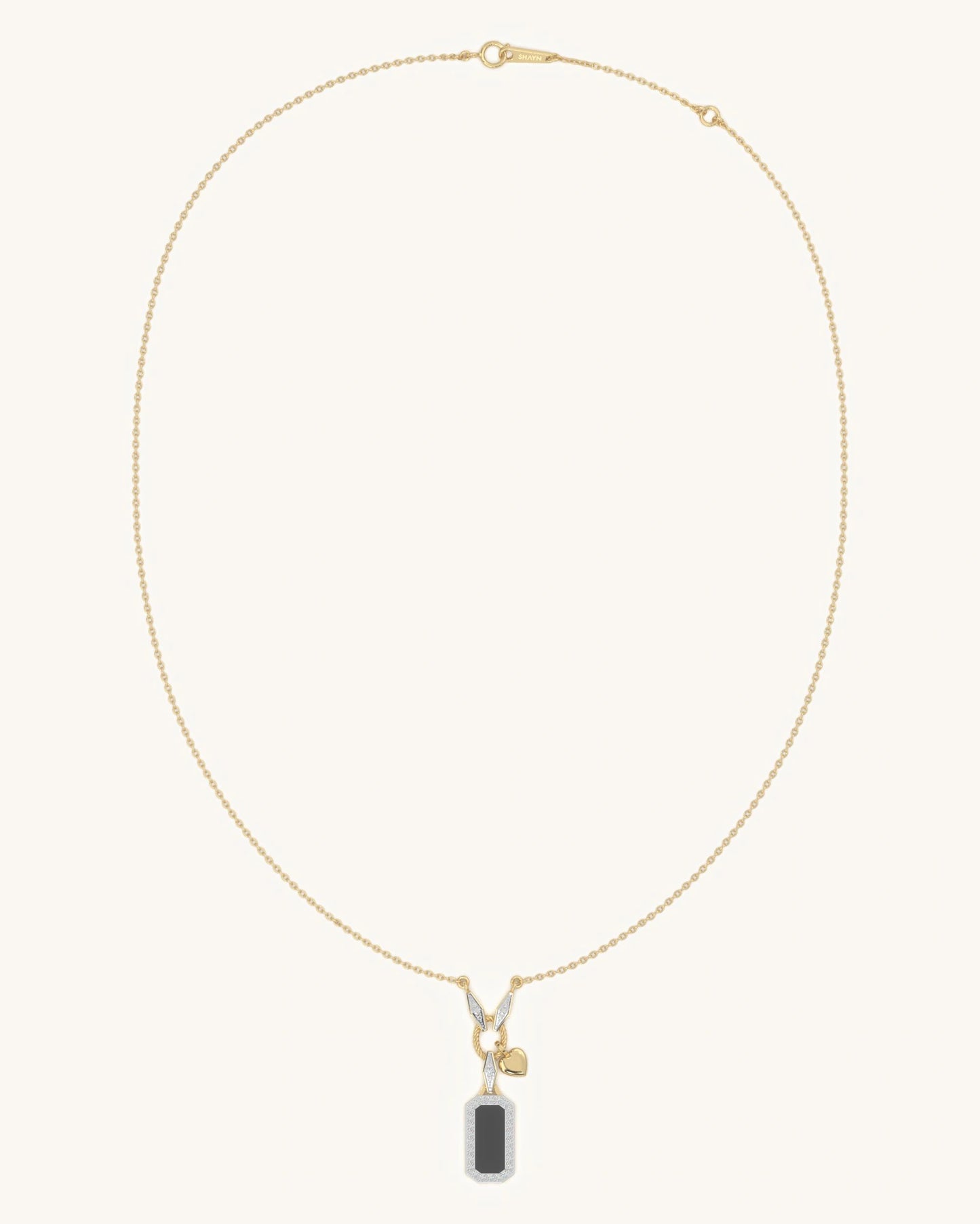 Onyx Tag Pendant