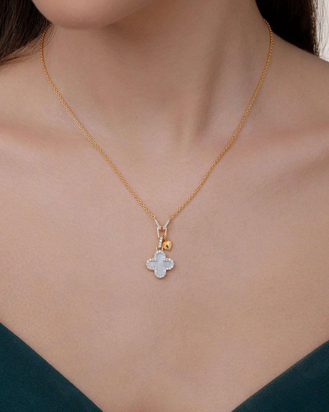MOP Clover Necklace