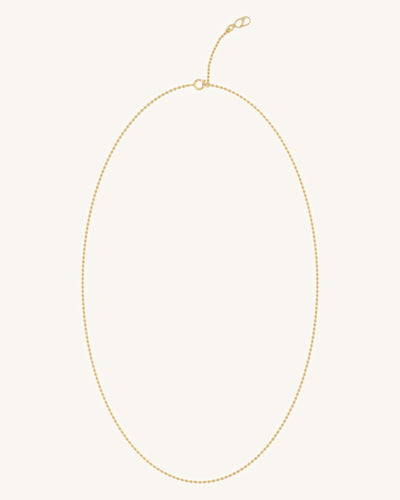 long beaded necklace,