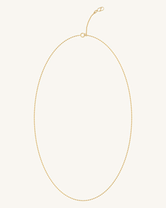 Beaded Gold Chain