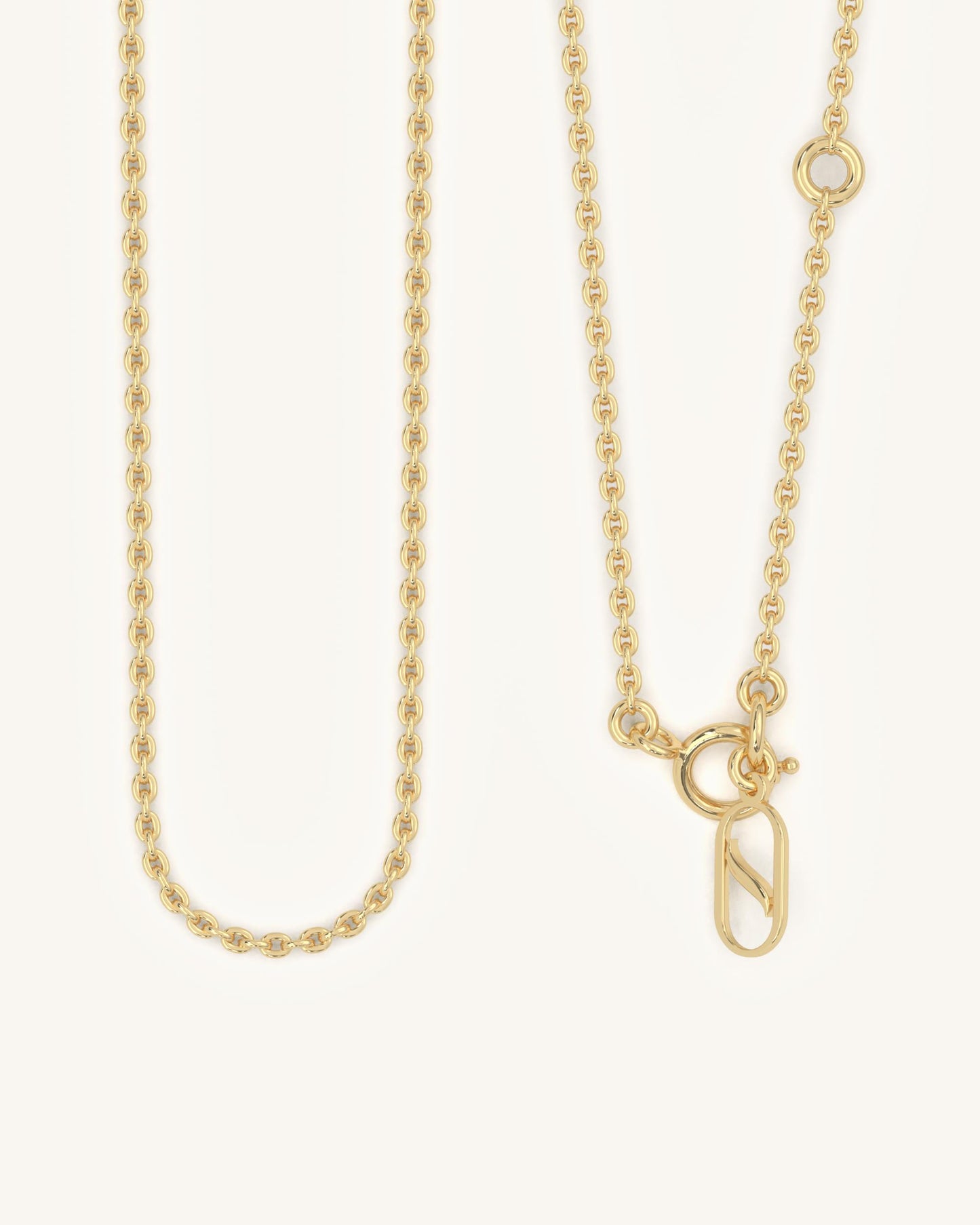 Beaded Gold Chain