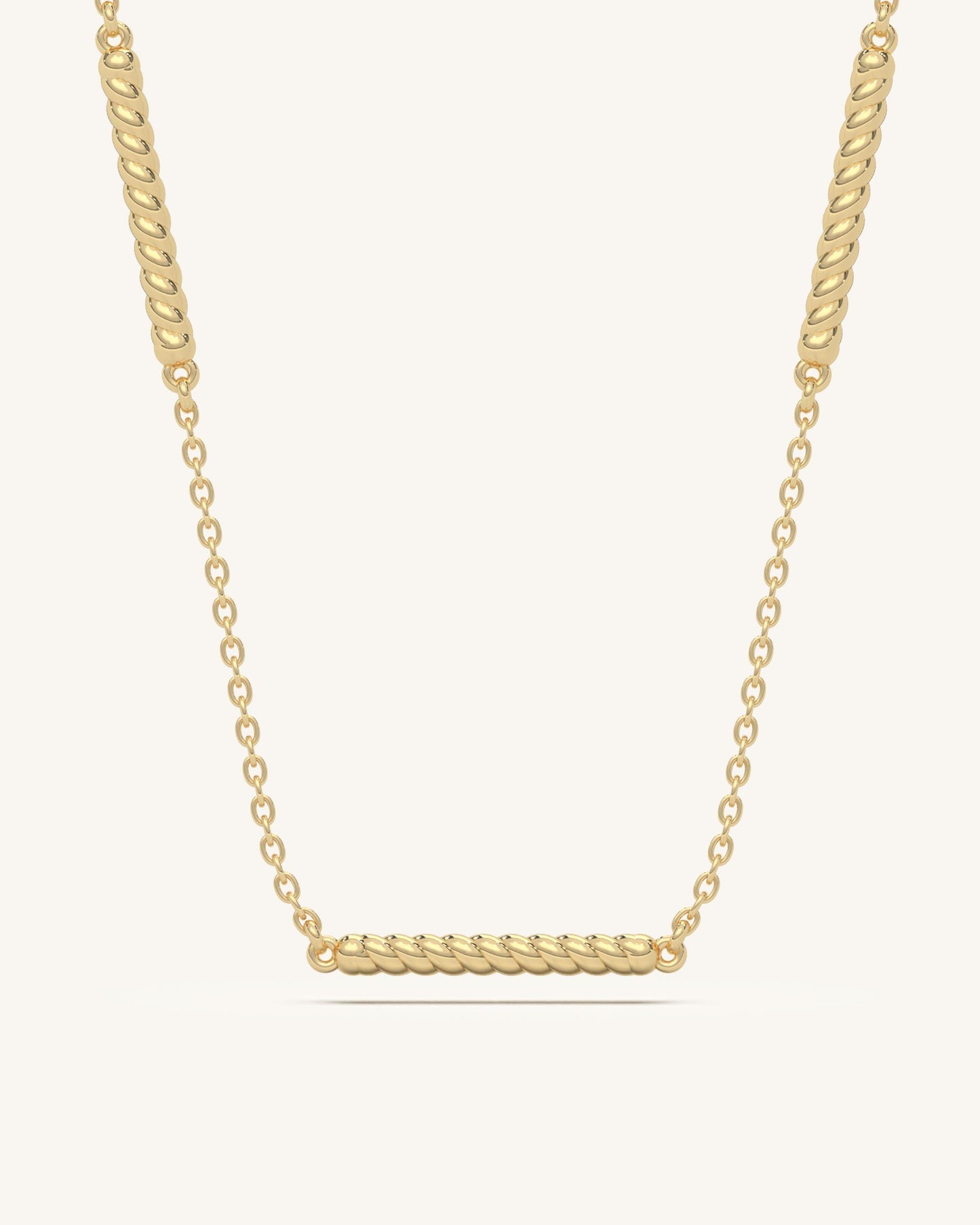 Textured Gold Chain