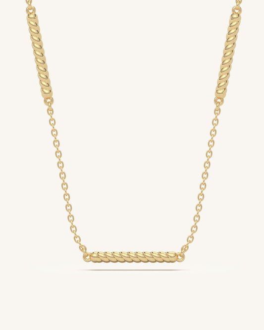Textured Gold Chain