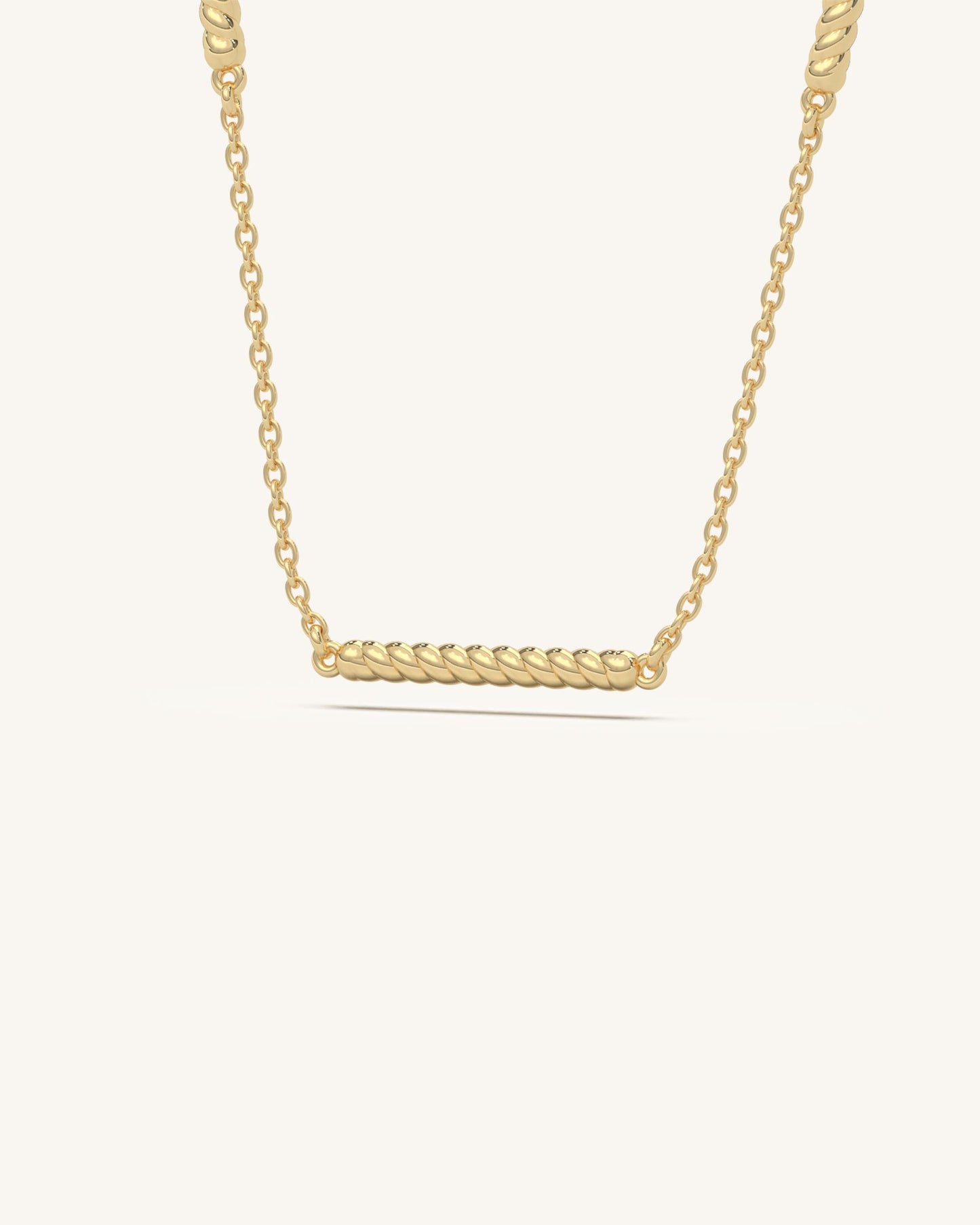 Textured Gold Chain