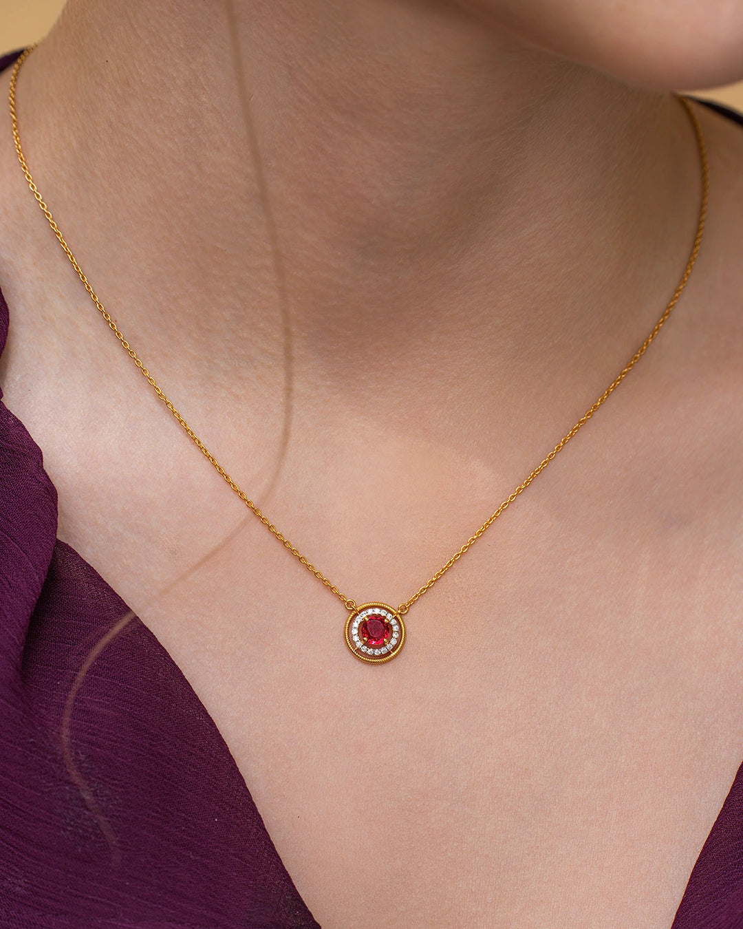 Radiant Circle Necklace