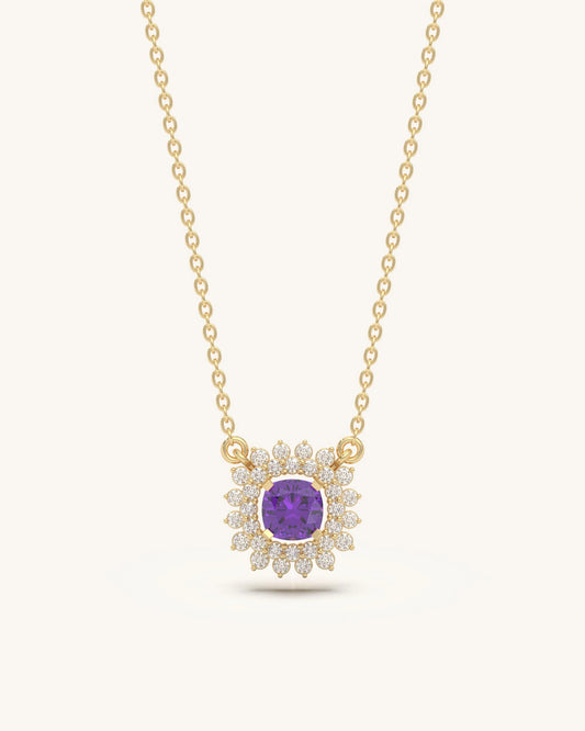 Violet Bloom Pendant