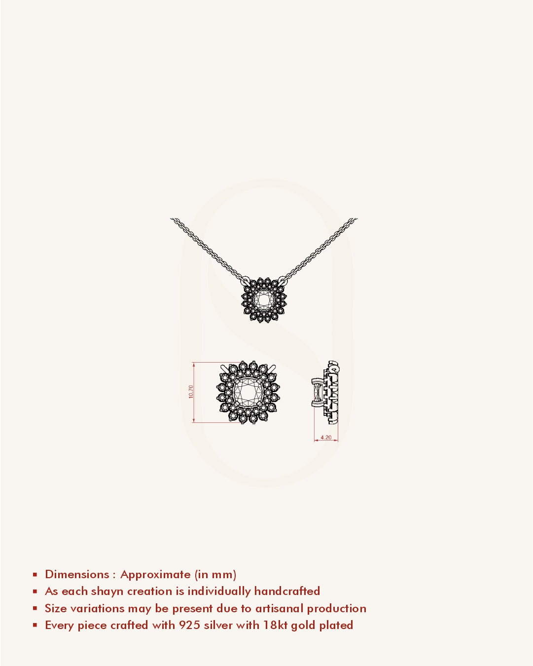 Violet Bloom Pendant