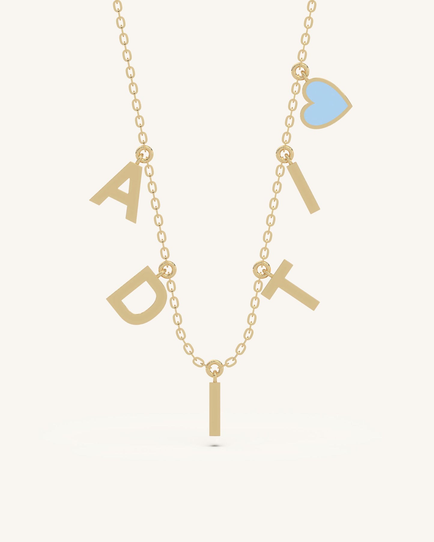 Name Story Single Charm Necklace