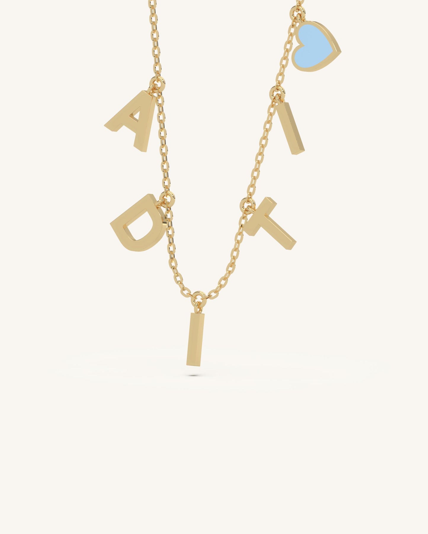 Name Story Single Charm Necklace