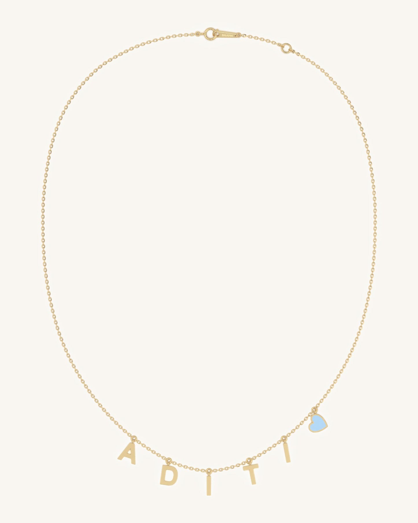 Name Story Single Charm Necklace