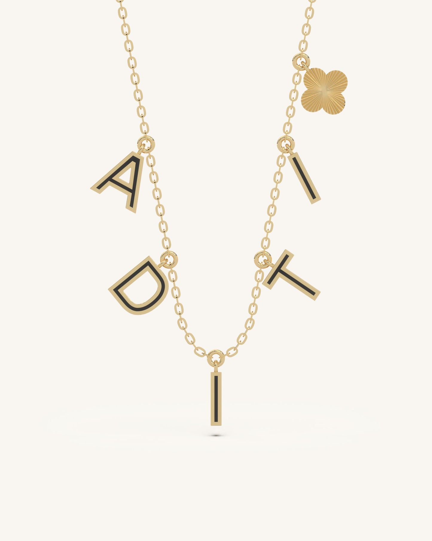 Name Story Single Charm Necklace