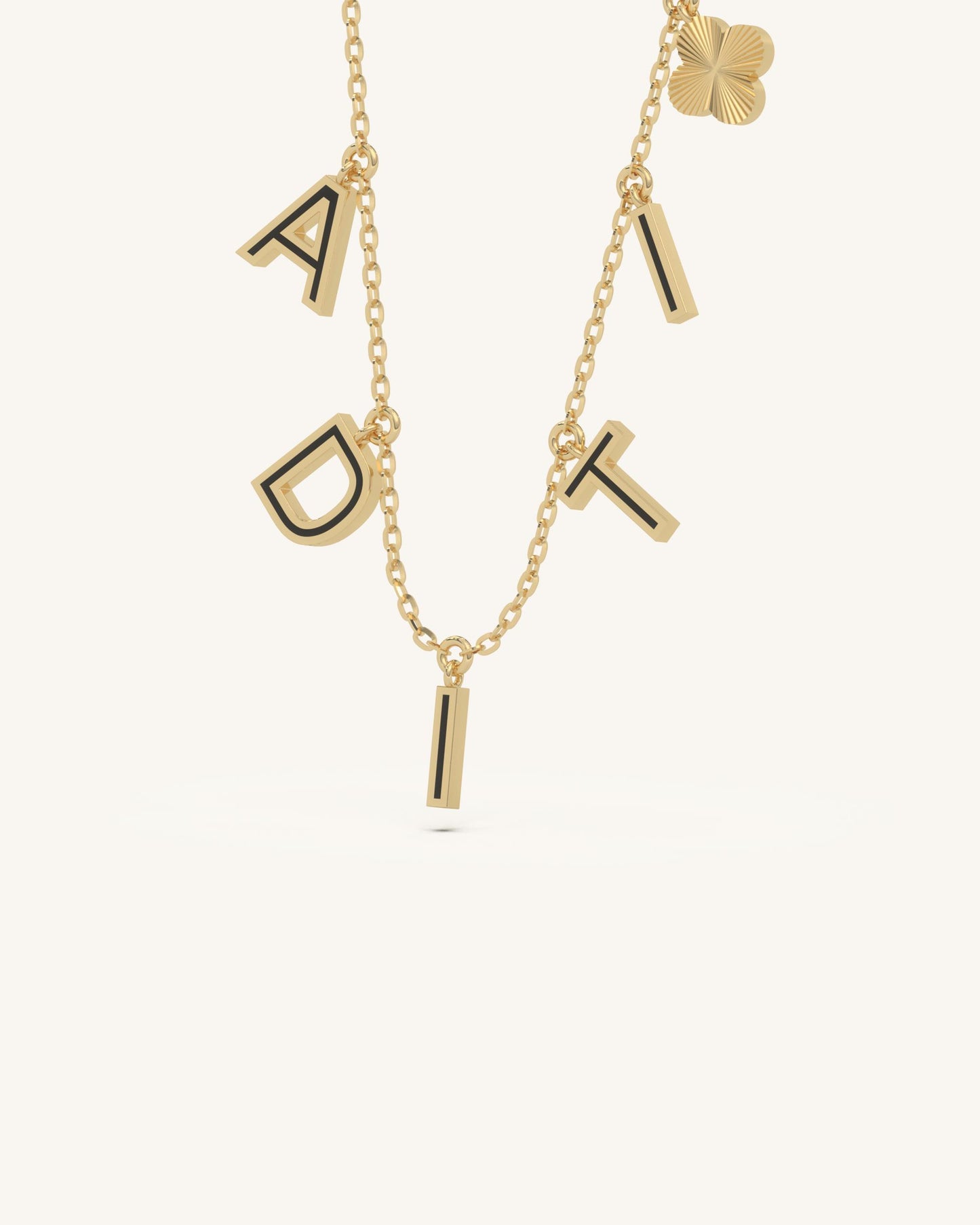 Name Story Single Charm Necklace