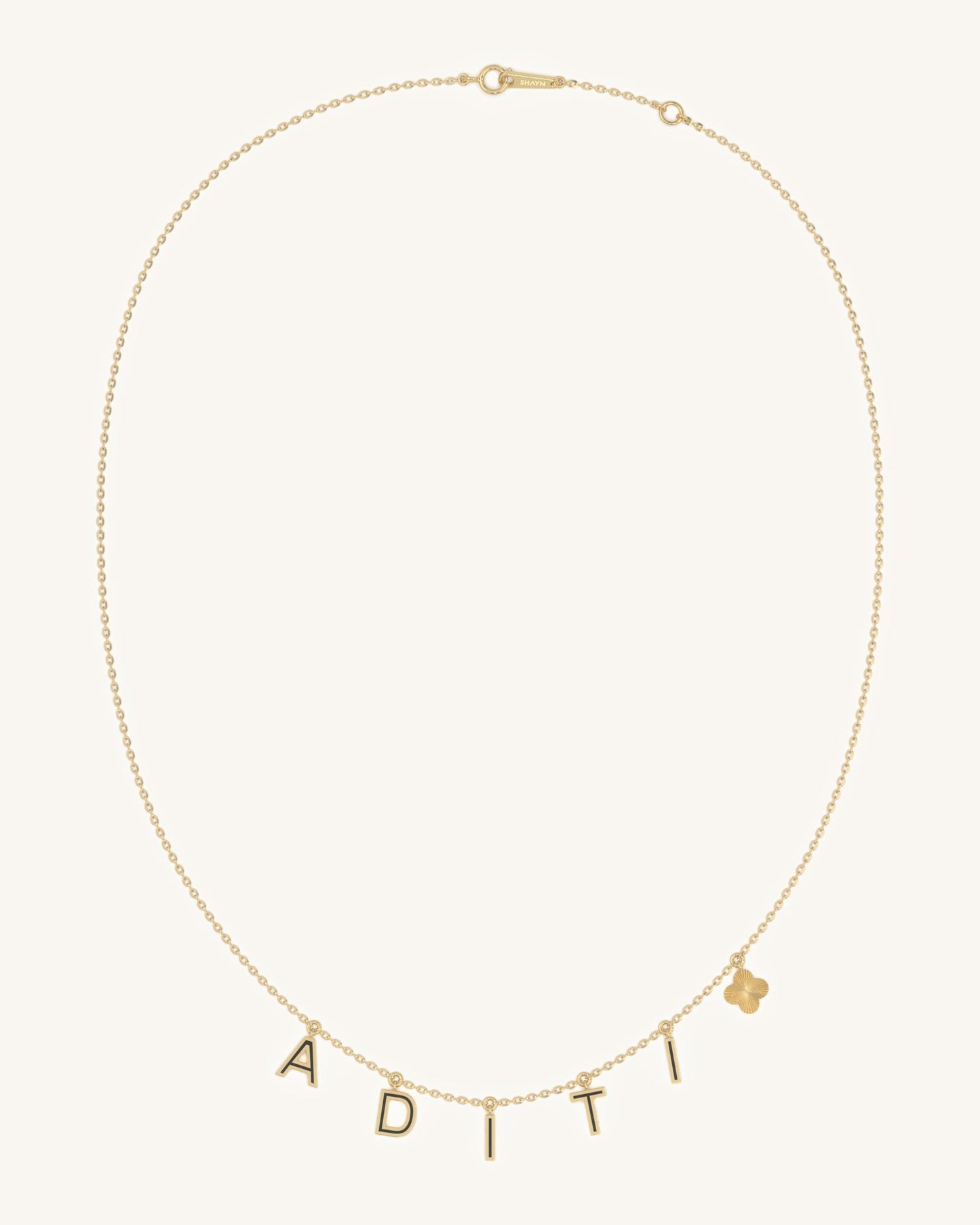 Name Story Single Charm Necklace