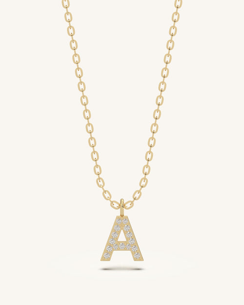 Name Story Initial Necklace