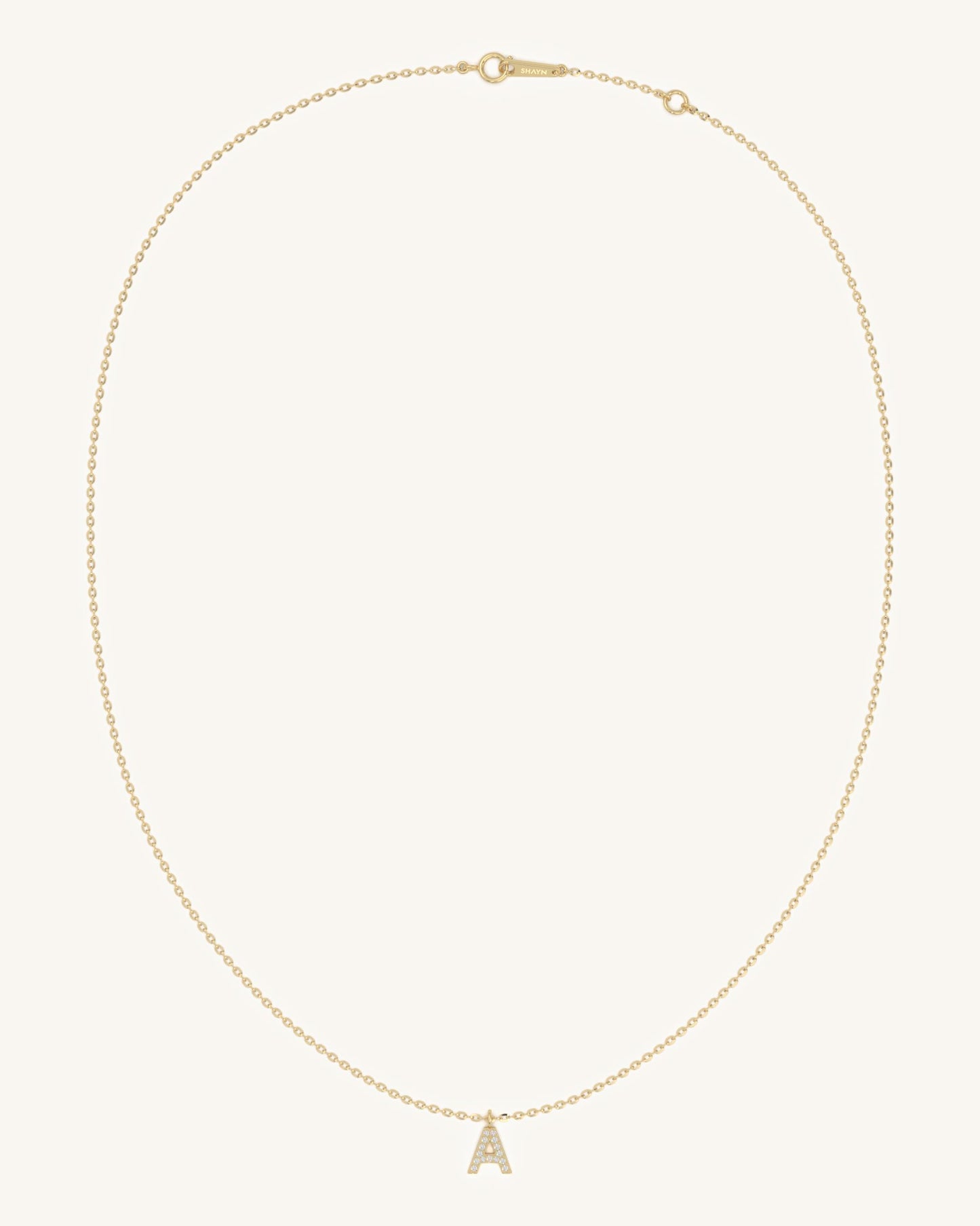 Name Story Initial Necklace