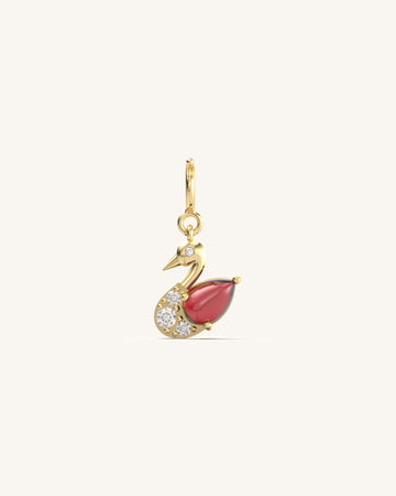 Majestic Swan Charms