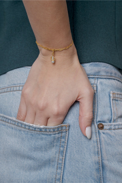 Cactus Diamond Charm