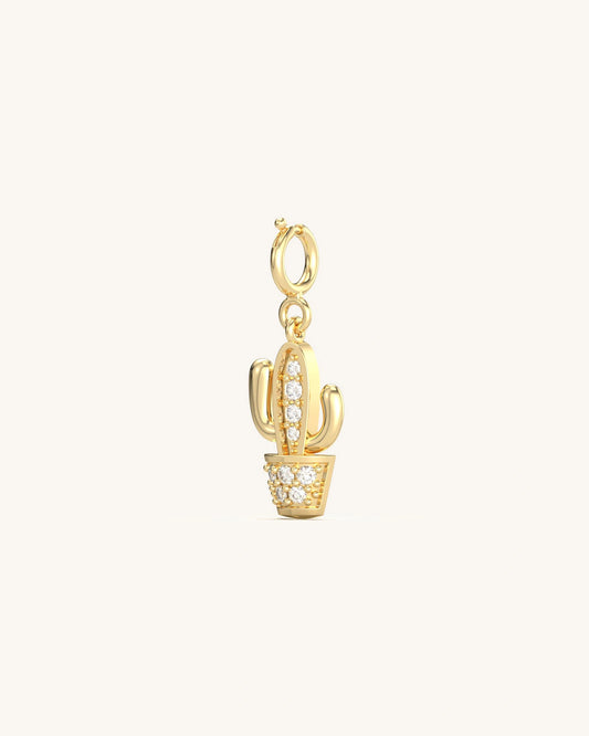 Cactus Diamond Charm